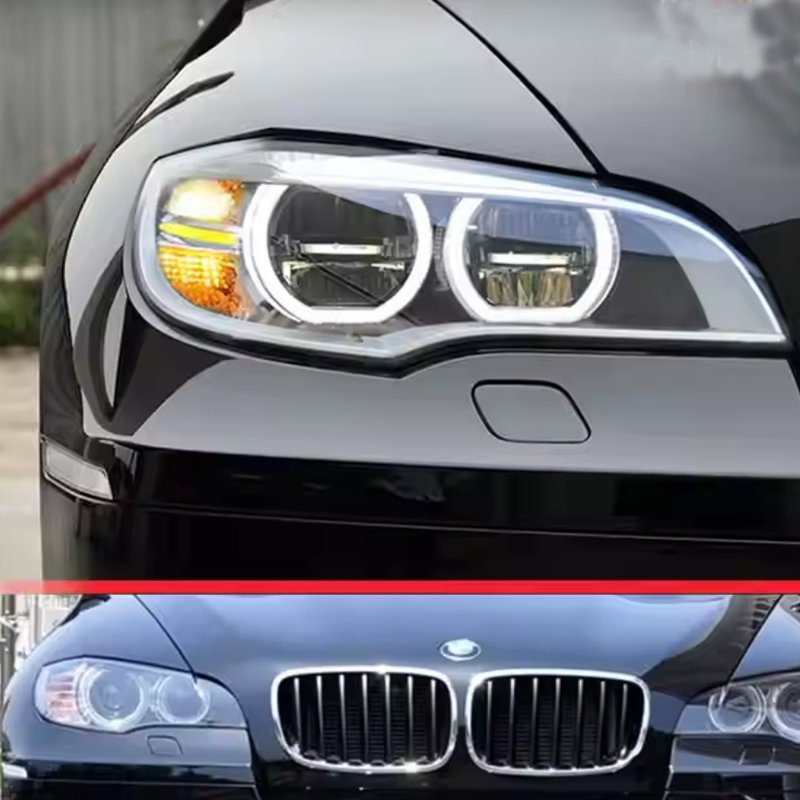 Kabeer US Warehouse E71 LED Headlight for BMW 2008-2013 X6 E71 Xenon Light Upgrade LED E72 F16 M F86 30dX 35iX 40dX 50iX Car