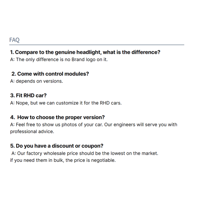 Kabeer US Warehouse F10 Led Headlights for BMW 2010-2016 5 Series F18 F10 Headlight 520i 523i LED Modified Headlight