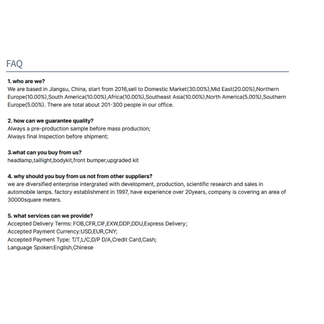 Modified led auto car front light for bmw five series G38/G30 headlamp