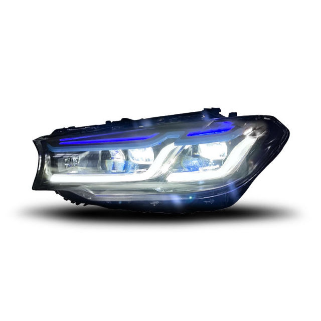 Modified Led Auto Car Front Light for BMW 2018-2020 5 SERIES G30/G38 UPGRADE to 2021 HEAD LAMP NOT CHANGE BUMPER