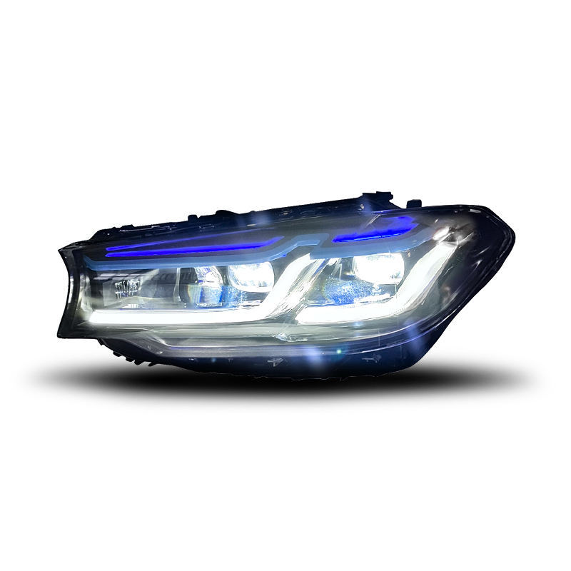 Modified Led Auto Car Front Light for BMW 2018-2020 5 SERIES G30/G38 UPGRADE to 2021 HEAD LAMP NOT CHANGE BUMPER
