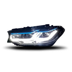Modified Led Auto Car Front Light for BMW 2018-2020 5 SERIES G30/G38 UPGRADE to 2021 HEAD LAMP NOT CHANGE BUMPER