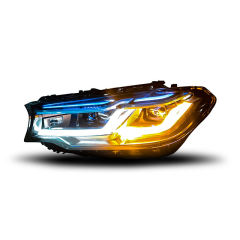 Modified Led Auto Car Front Light for BMW 2018-2020 5 SERIES G30/G38 UPGRADE to 2021 HEAD LAMP NOT CHANGE BUMPER