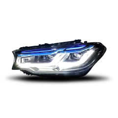 Modified Led Auto Car Front Light for BMW 2018-2020 5 SERIES G30/G38 UPGRADE to 2021 HEAD LAMP NOT CHANGE BUMPER