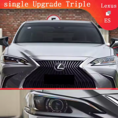 US Warehouse ES200 Headlight for Lexus 2018 ES200 ES250 ES300h ES350 Upgrade Modify to Triple Lens Version Laser Headlamp