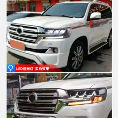 LED Headlights for TOYOTA Land Cruiser GRJ200 2016-2020 LC200 LC300 DRL Head Lamp LED Bi Xenon Bulb Fog Lights