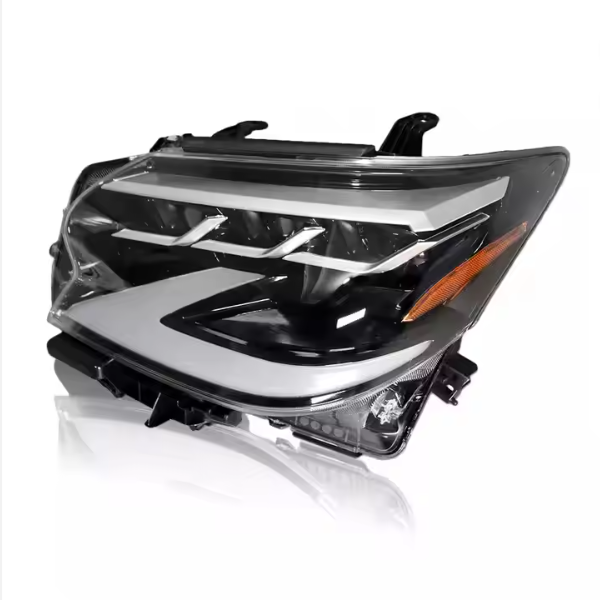 Second-hand Original Genuine Headlight for Lexus GX460 Triple Lens Version Used Headlight with logo From Old Car