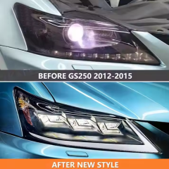 Projectors Modified Headlight for Lexus GS250 GS350 GS300 GS430 12-15 Old Model Upgrade to New Headlights Triple LED (13 reviews) 5 sold