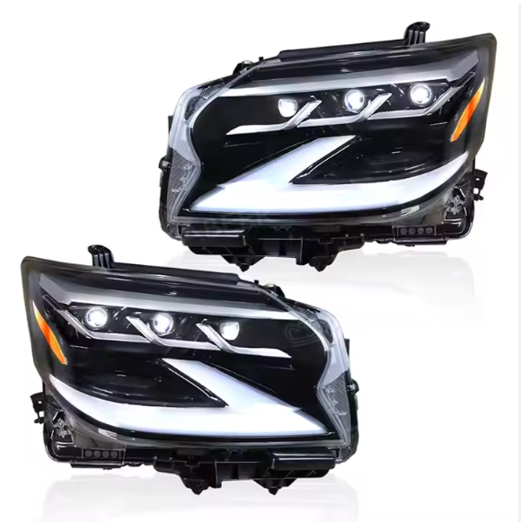 For Lexus Gx460 GX400 2014-2020 Refit Upgrade 2022 Highest Configuration Full Led Front Headlight