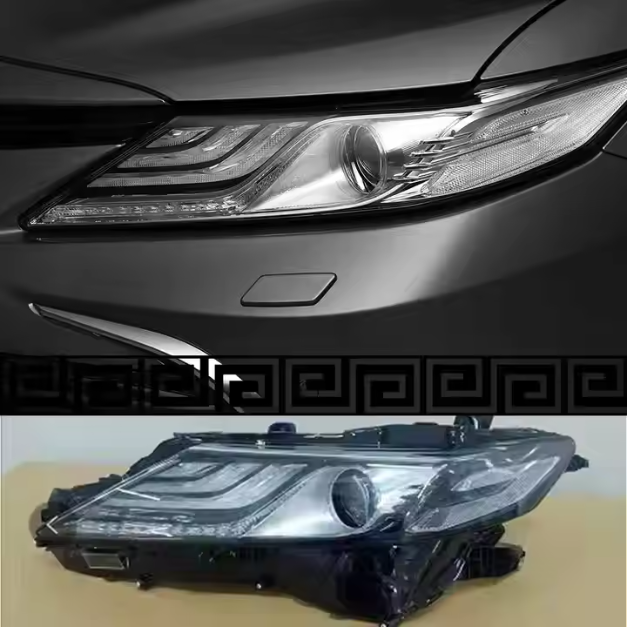 Camry Black Headlight Fit for Toyota 2021-2023 Camry LED Headlight Front Light Head Lamp OE Factory