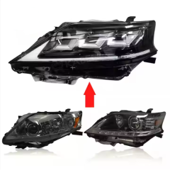 Modified RX LED Headlight for 2009-2015 RX270 RX350 RX450h Upgrade Modify to Triple Beams Headlights Xenon Halogen LED He