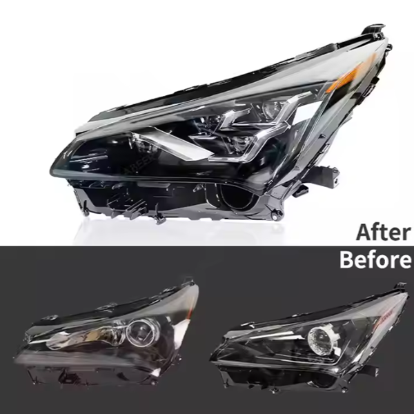 Modified Full Led Projectors Headlight for 2014-2017 NX200 Upgrade Modify to Triple Beams Headlights Xenon Halogen LED