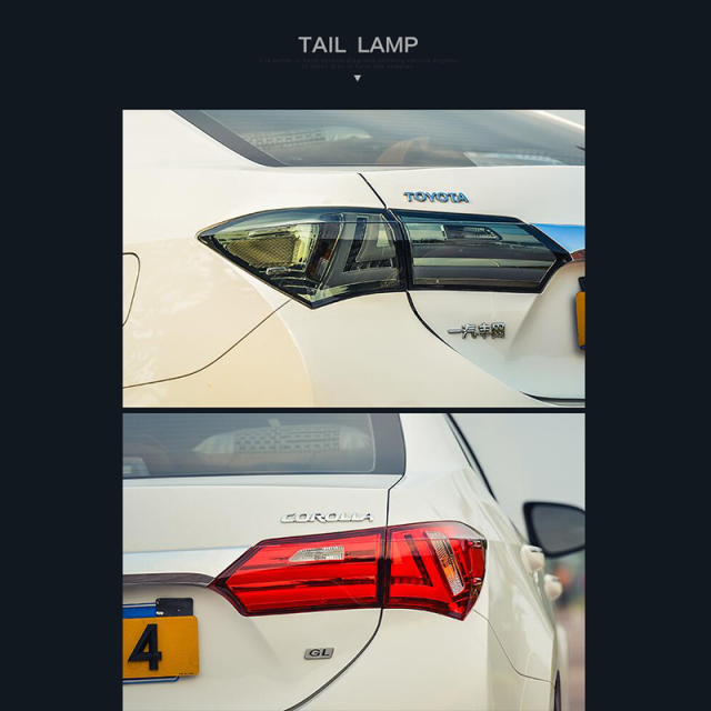 FOR TOYOTA COROLLA 2014-UP LED TAIL LAMP