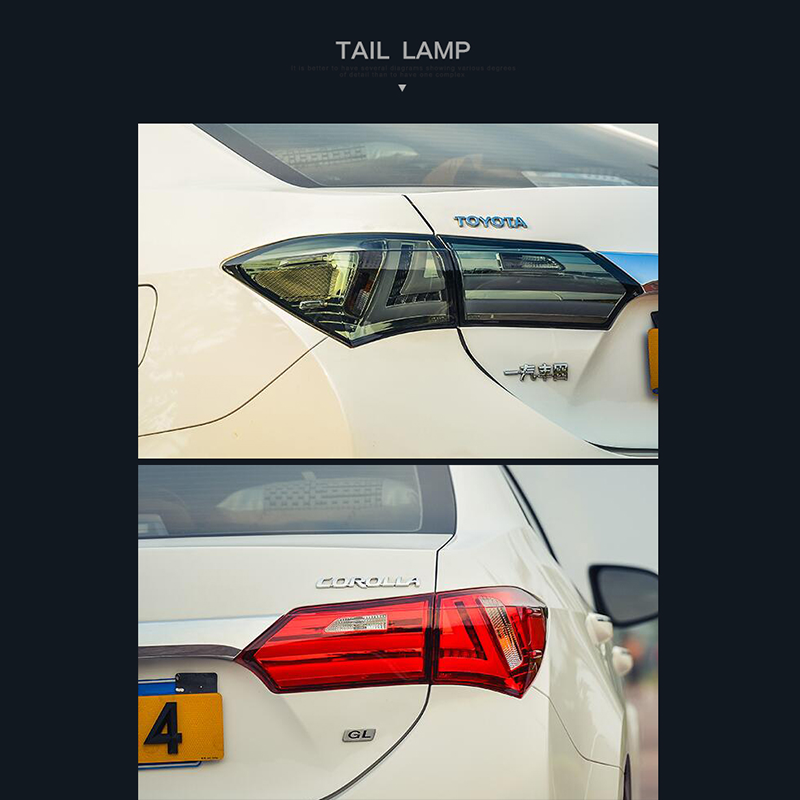 FOR TOYOTA COROLLA 2014-UP LED TAIL LAMP