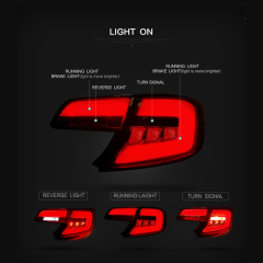 FOR TOYOTA CAMRY 2012-2014 LED TAIL LAMP(MIDDLE EAST TYPE)