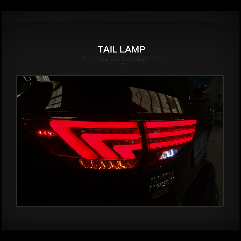 FOR TOYOTA HIGHLANDER 2015-UP LED TAIL LAMP