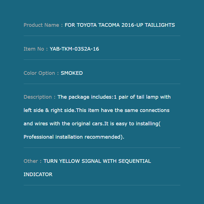 FOR BMW F30 F35 2013-2018 FULL LED TAIL LAMP