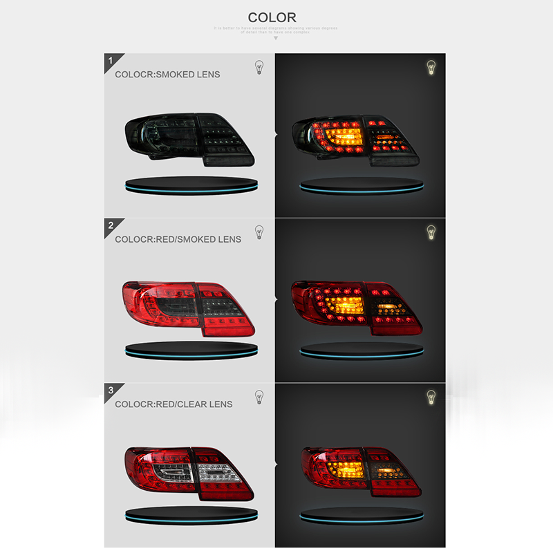FOR TOYOTA COROLLA 2011-2013 LED TAIL LAMP