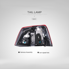 FOR TOYOTA LAND CURISER 2008-2011 LED TAIL LAMP