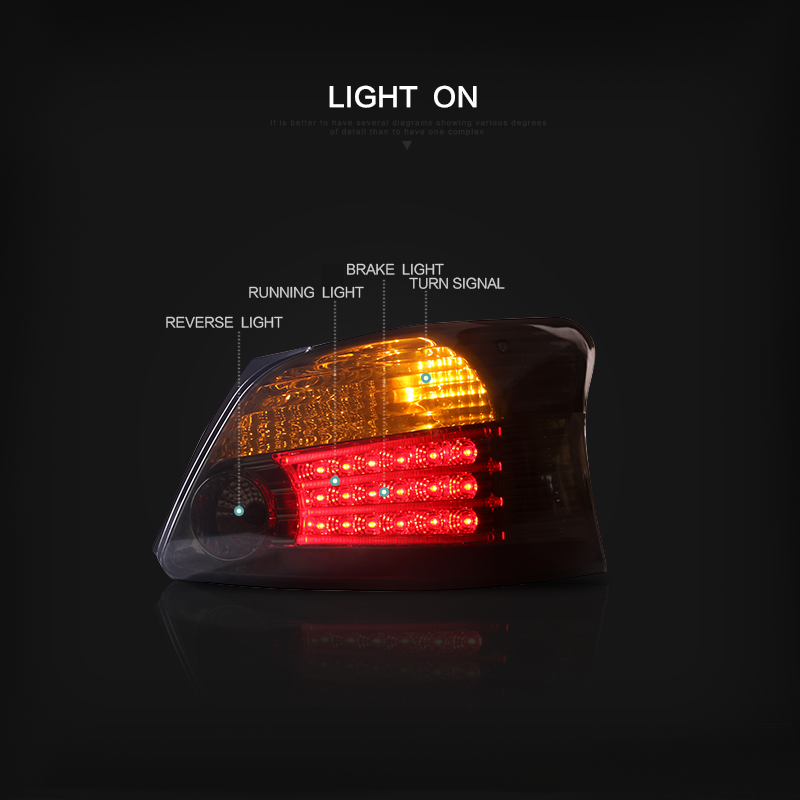 FOR TOYOTA VIOS 2008-UP LED TAIL