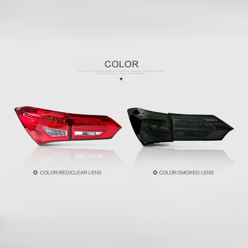  FOR TOYOTA COROLLA 2014-UP LED TAIL LAMP
