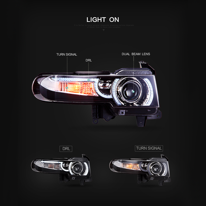 FOR TOYOTA FJ CRUISER 2007-2015 HEAD LAMP