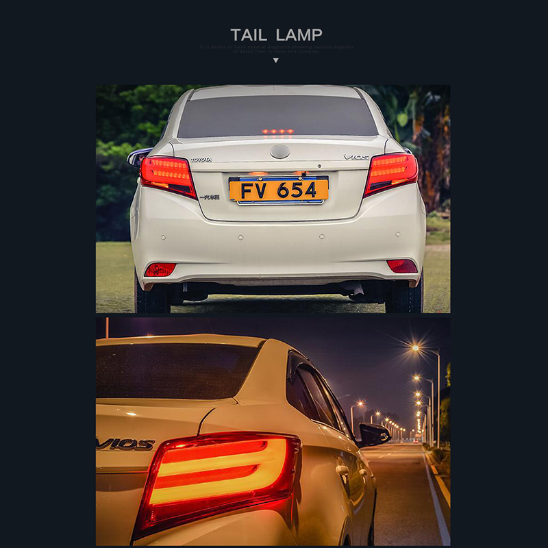 FOR TOYOTA VIOS 2013-UP LED TAIL LAMP