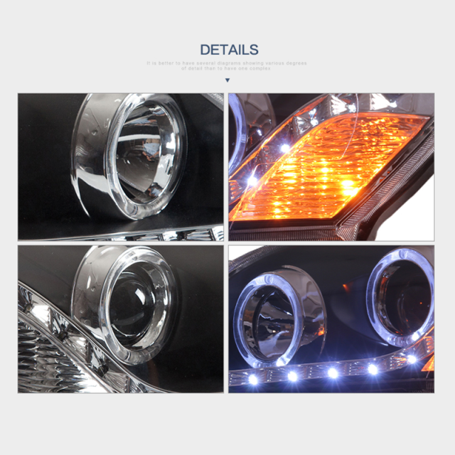FOR TOYOTA VIOS 2008-2013 LED HEAD LAMP