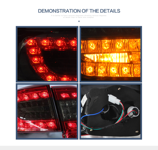 FOR TOYOTA COROLLA 2011-2013 LED TAIL LAMP