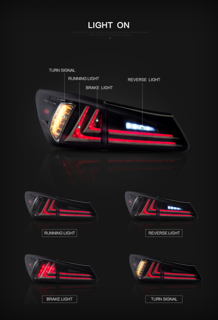 FOR LEXUS IS250 2006-2012 LED TAIL LAMP
