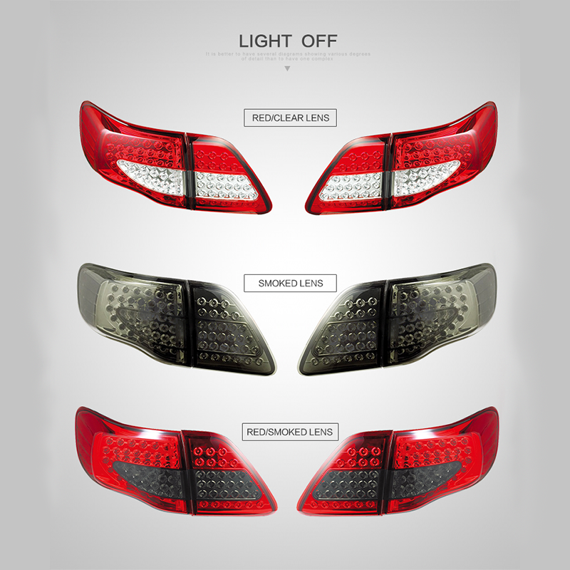 FOR TOYOTA COROLLA 2009-2010 LED TAIL LAMP