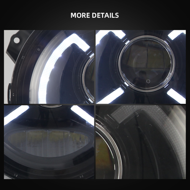 FOR JEEP WRANGLER 2018-UP HEAD LAMP