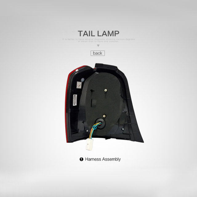 FOR TOYOTA HIGHLANDER 2001-2007 LED TAIL LAMP (US TYPE)