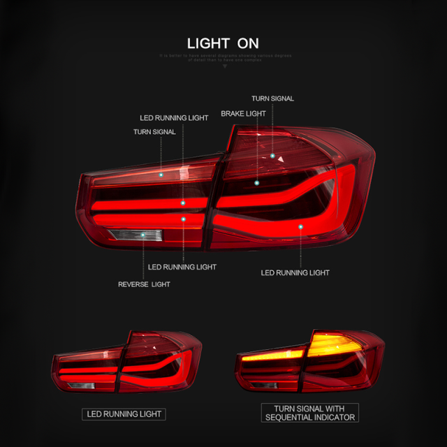 FOR BMW F30 F35 2013-2018 FULL LED TAIL LAMP