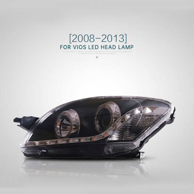 FOR TOYOTA VIOS 2008-2013 LED HEAD LAMP