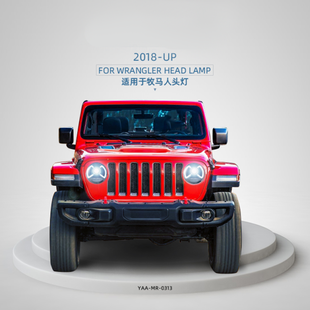 FOR JEEP WRANGLER 2018-UP HEAD LAMP