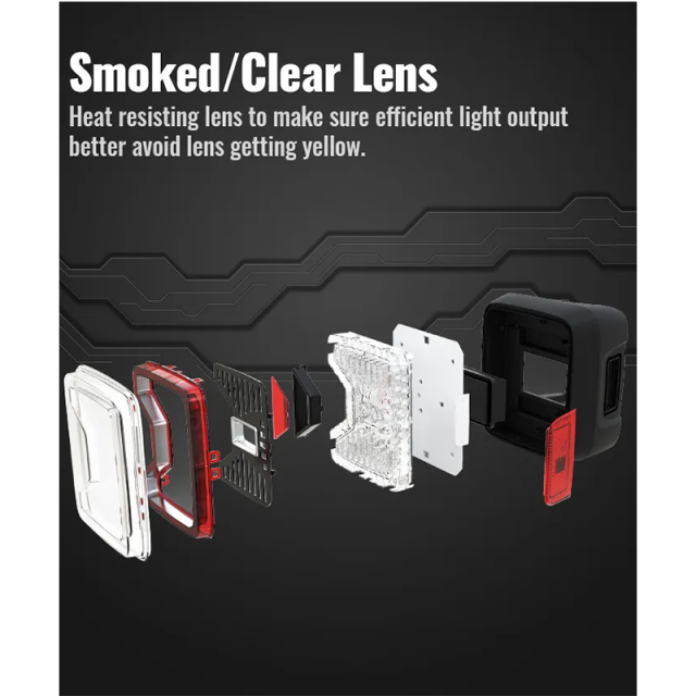 Morsun New Arrival Led Tail Lights for Jeep Wrangler JL 2018 2019 with Reverse/Running/Turn/Brake Beams