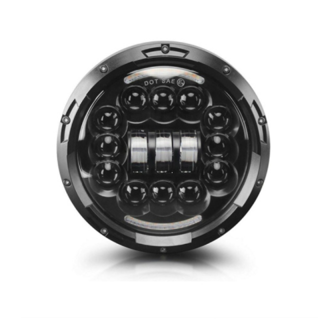 7'' round Jeep jk aftermarket headlights 2007-2018 with high low beam and drl