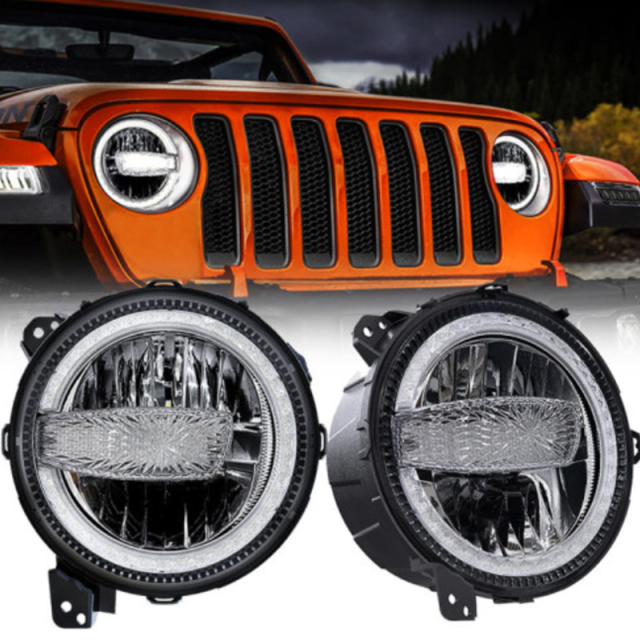 DOT SAE 2018 2019 Jeep Wrangler Moab Edition Led Headlights for Jeep Wrangler Moab
