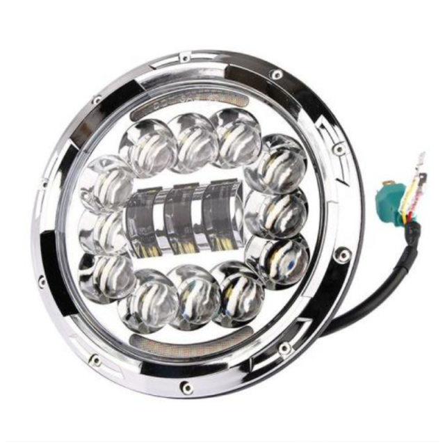 7'' round Jeep jk aftermarket headlights 2007-2018 with high low beam and drl