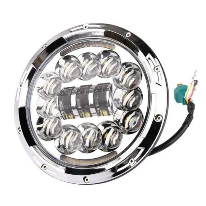 7'' round Jeep jk aftermarket headlights 2007-2018 with high low beam and drl