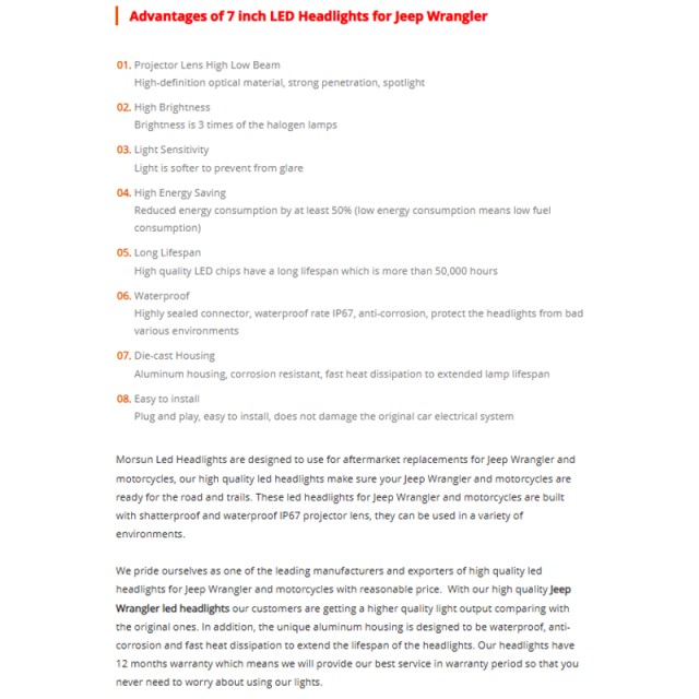 led projector 1997 jeep wrangler halo headlights replacement with drl turn signal