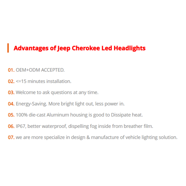 Square 5x7 led headlight for cherokee xj hi/lo beam Reflector led headlamp with angel eye for jeep accessories