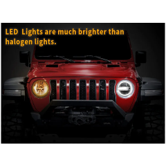 DOT SAE 2018 2019 Jeep Wrangler Moab Edition Led Headlights for Jeep Wrangler Moab