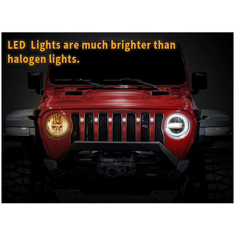 DOT SAE 2018 2019 Jeep Wrangler Moab Edition Led Headlights for Jeep Wrangler Moab