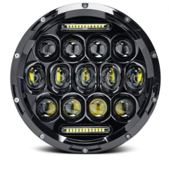 Jeep Wrangler led halo headlights with hi/lo beam and drl