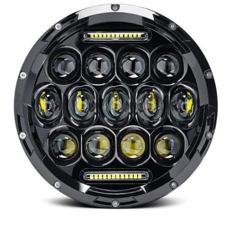 Jeep Wrangler led halo headlights with hi/lo beam and drl