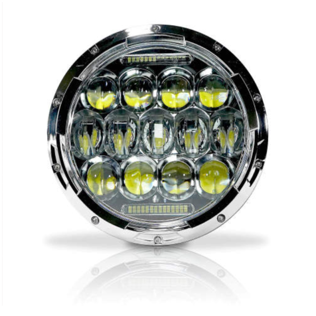 75W 7" Round 1997-2006 Jeep Wrangler TJ Led Headlights with High Low Beam and DRL