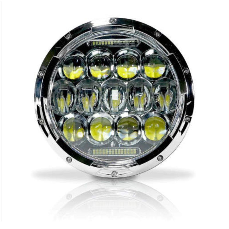 75W 7" Round 1997-2006 Jeep Wrangler TJ Led Headlights with High Low Beam and DRL