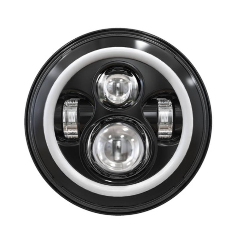 2007-2017 Jeep Wrangler JK Halo Headlights 7 inch Round Led Halo Headlights for Jeep Wrangler JK JKU